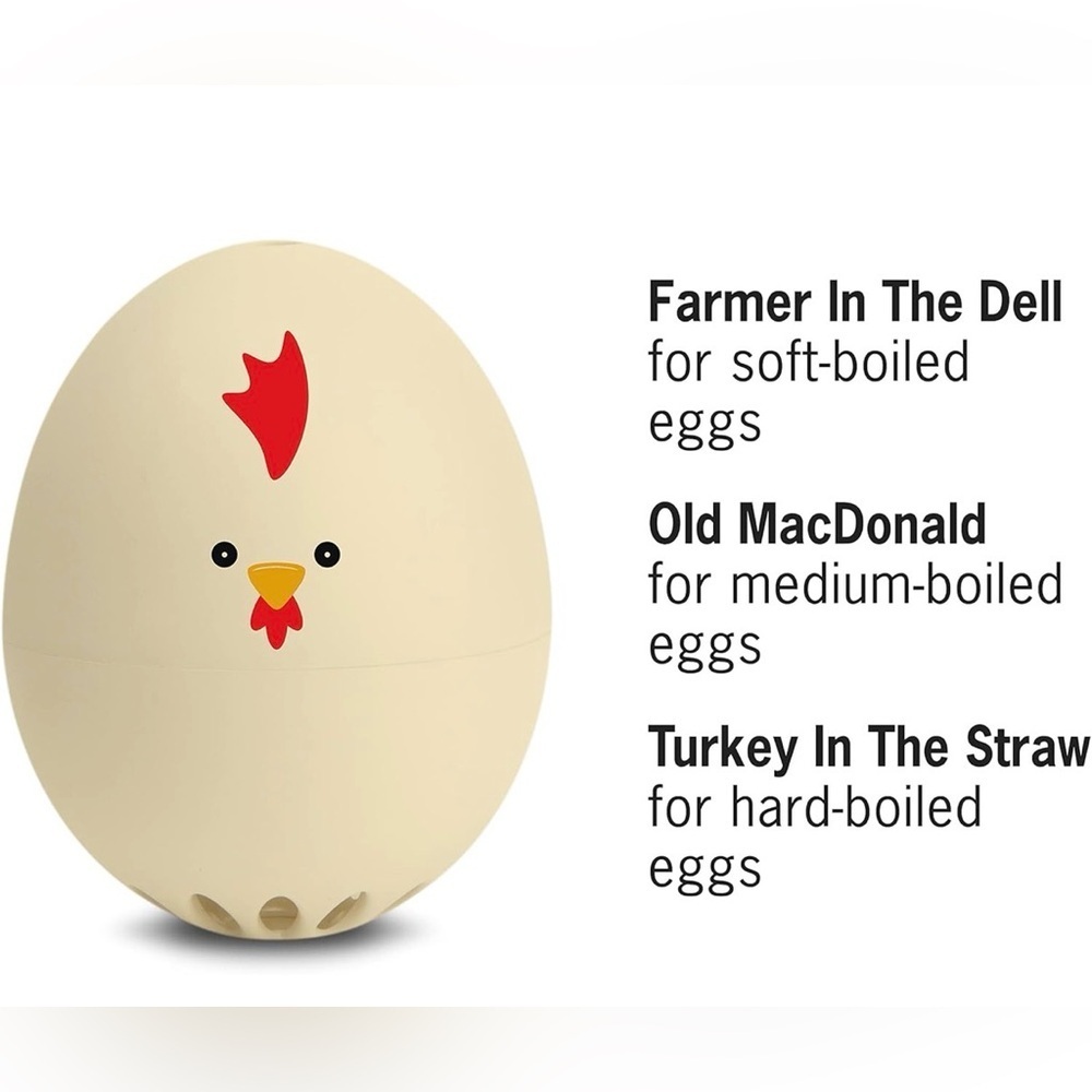 Rooster Beepegg Egg Timer for Boiling Eggs Musical Cooker for Soft,Medium,Hard - Picture 4 of 4